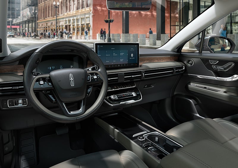 The interior dashboard of 2024 Lincoln Corsair® SUV is shown here. | Beach Lincoln in Myrtle Beach SC